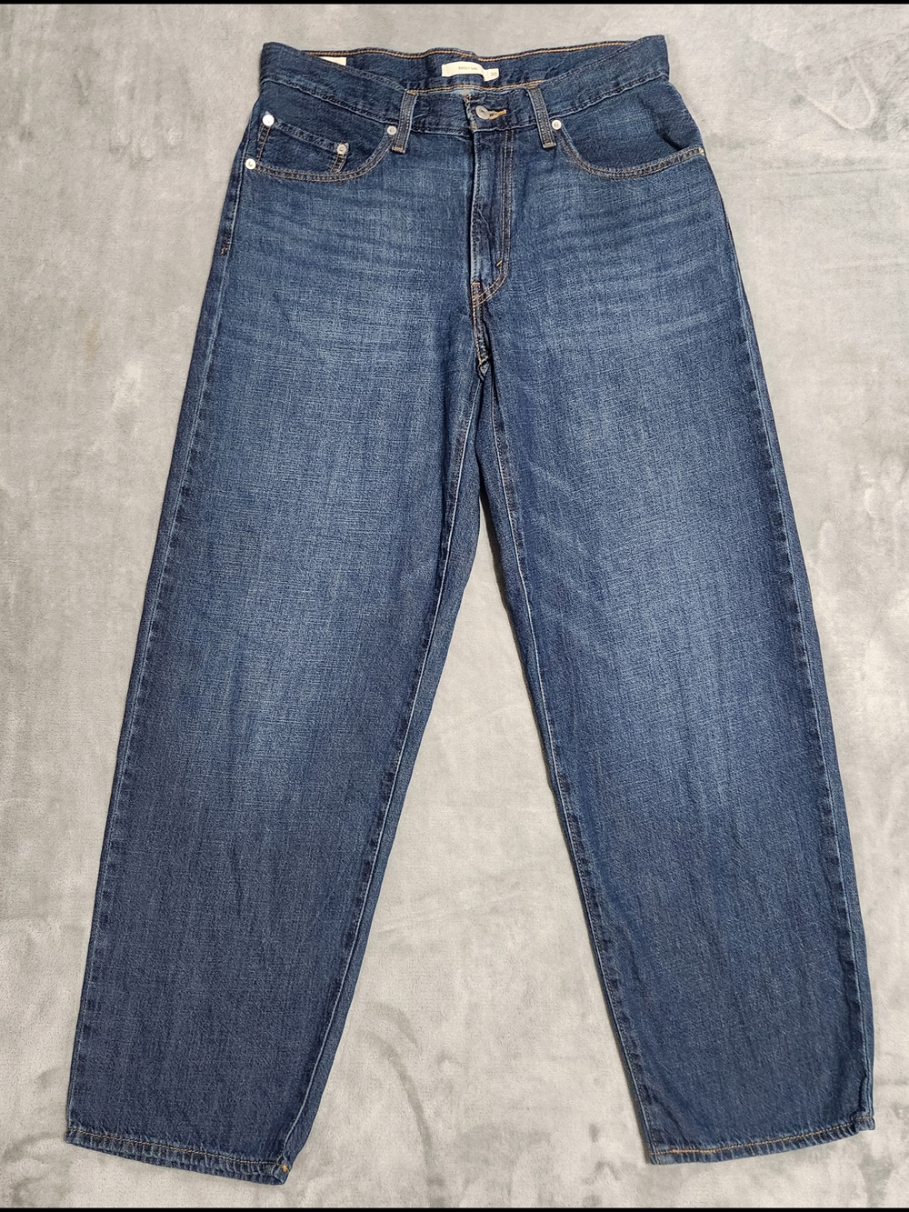 Levi's Premium Baggy Dad Wide Leg Jeans Women's W30 L32 Medium Wash Denim